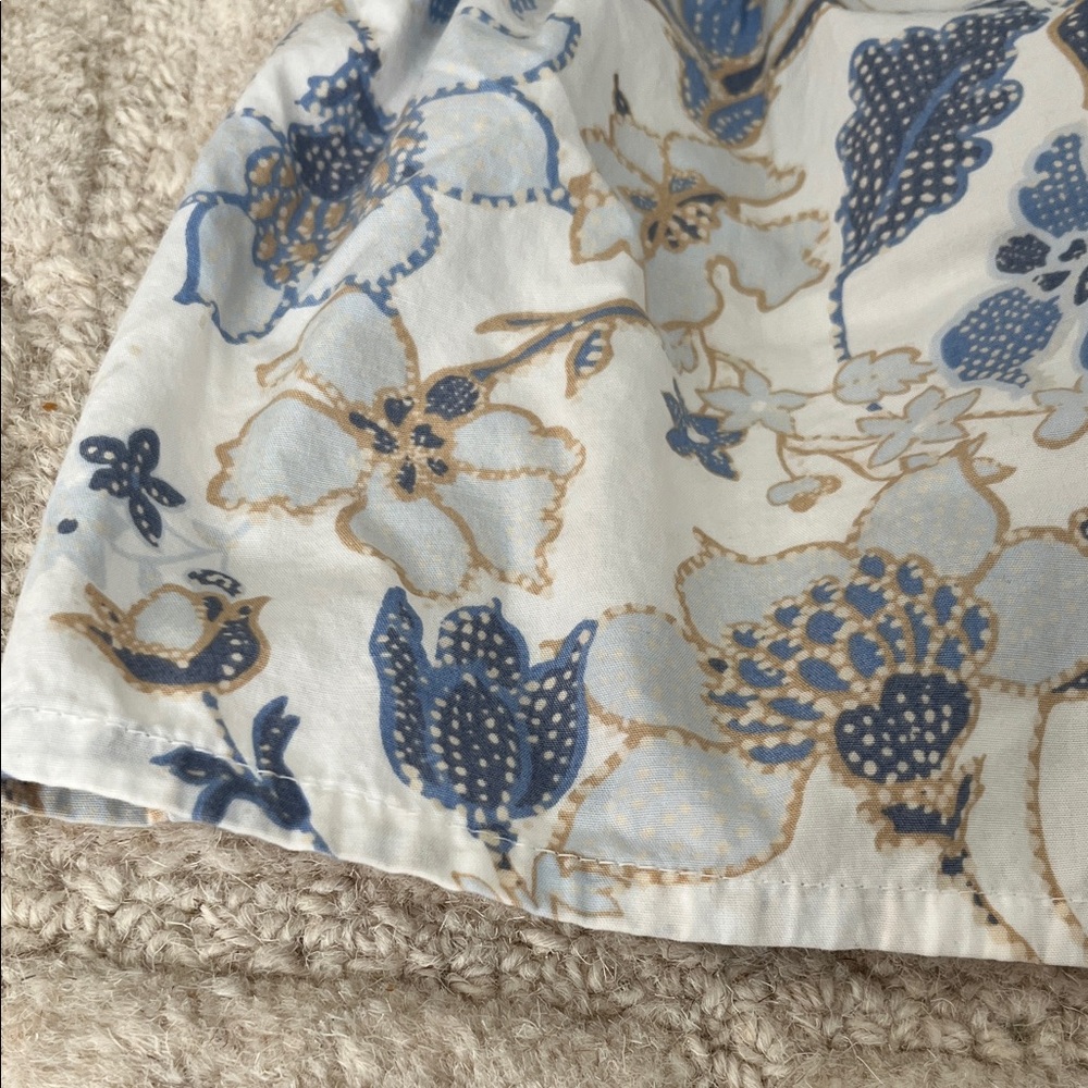 GAP Kids Floral Tank Top in Blue and Tan - Picture 5 of 7